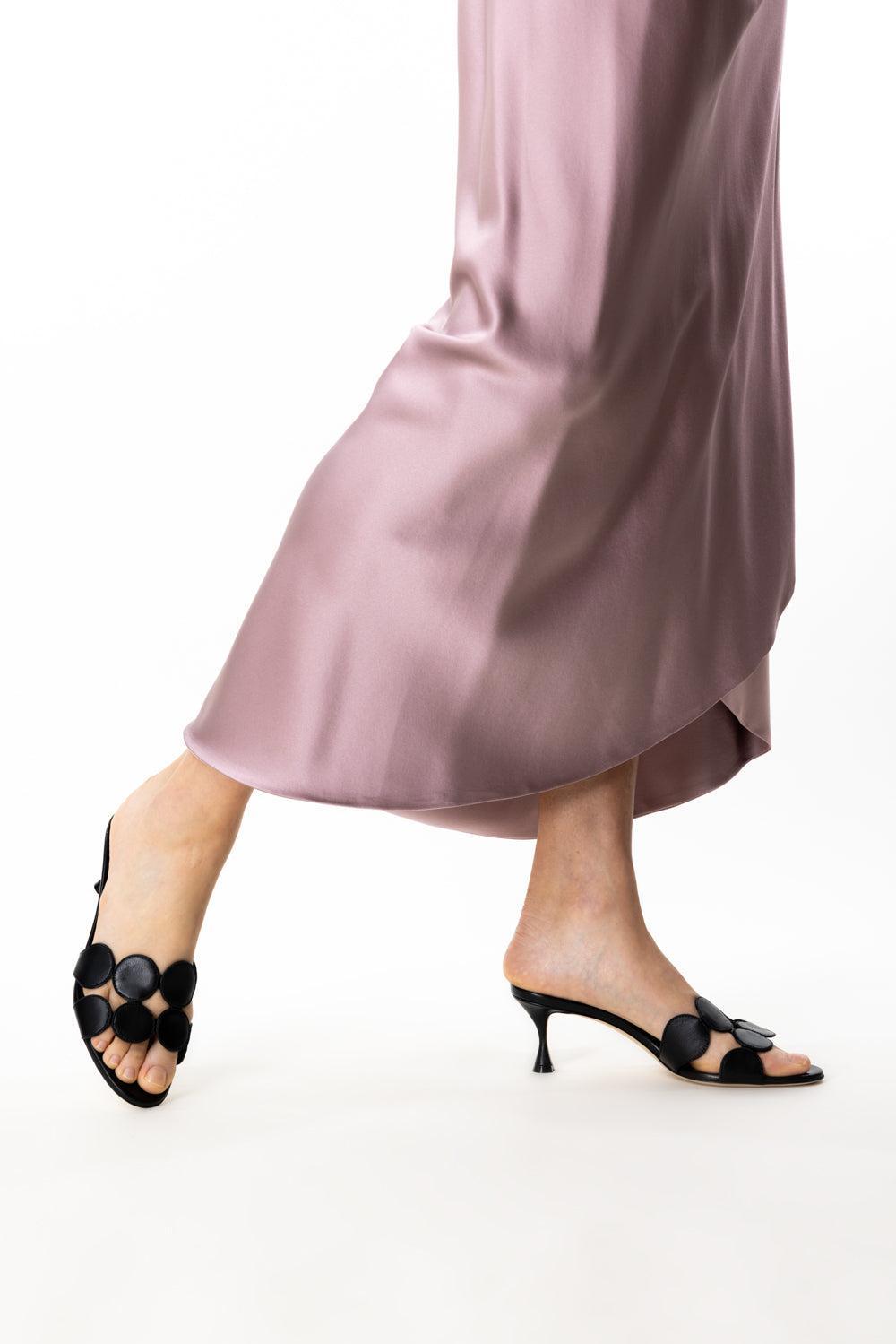 Haribal Mule - Black | MANOLO BLAHNIK – Marissa Collections