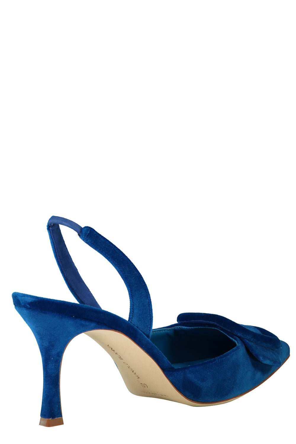 MANOLO BLAHNIK-Maysli Slingback Pump - Bright Blue-