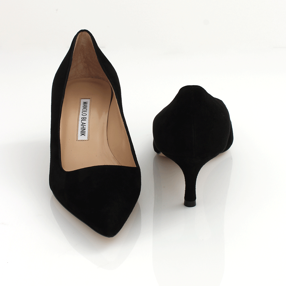 MANOLO BLAHNIK-BB Suede Pump-