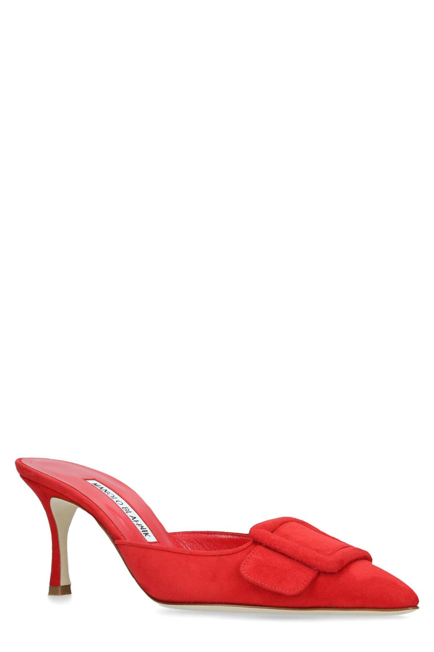 MANOLO BLAHNIK-Maysale Mule - Red-