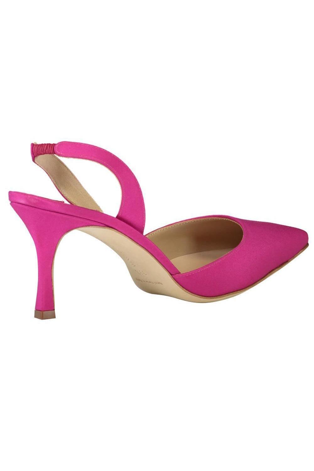 Carolyne Pump 70 - Pink Satin-BRIGHT PINK-37-SHOEPUMP-MANOLO BLAHNIK