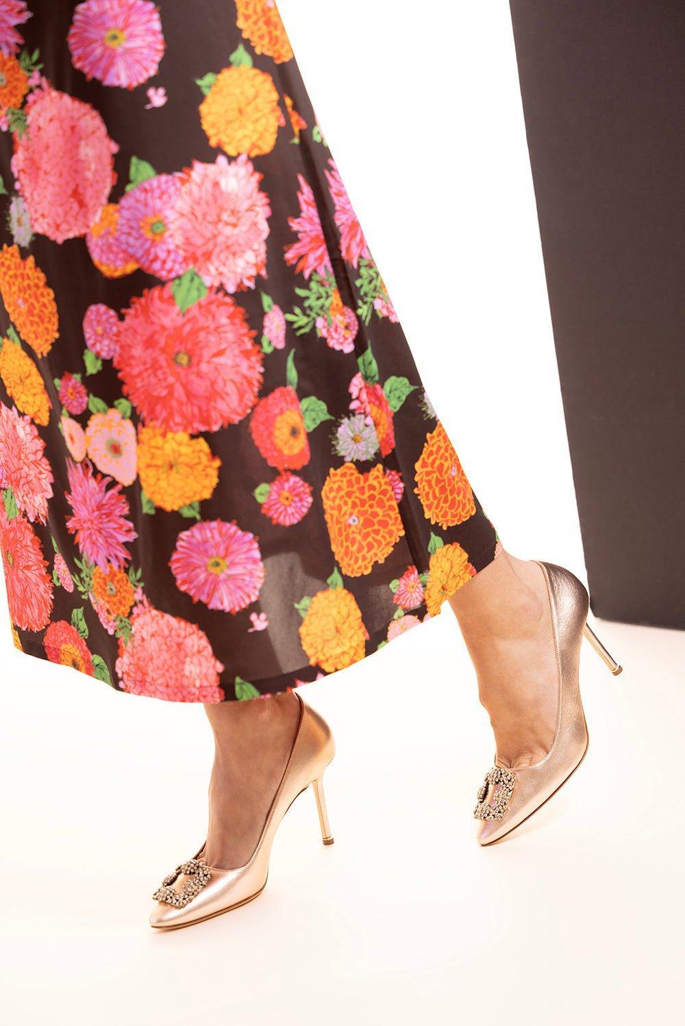 MANOLO BLAHNIK-Hangisi Pump 90 - Copper-