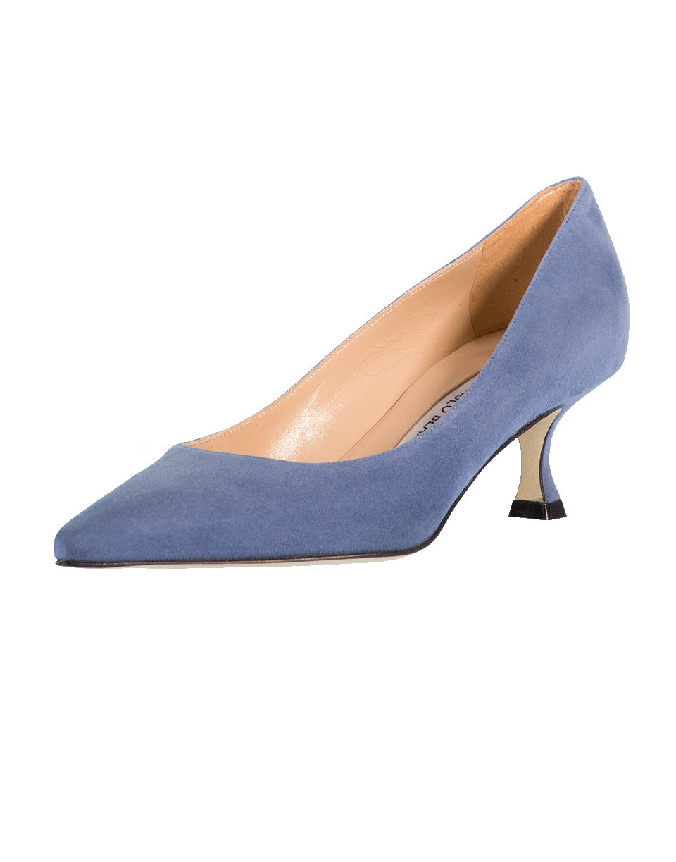 MANOLO BLAHNIK-Srila Suede Pump-