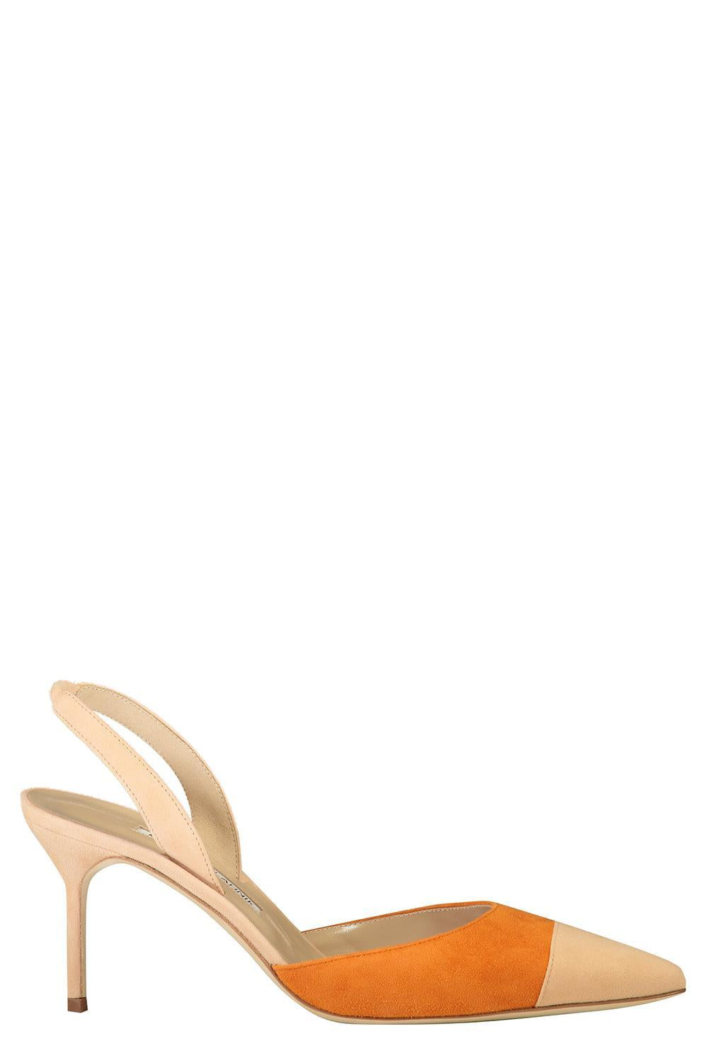 Capsli Slingback 70 - Dark Nude Orange-DNUDDORA-37-SHOEPUMP-MANOLO BLAHNIK