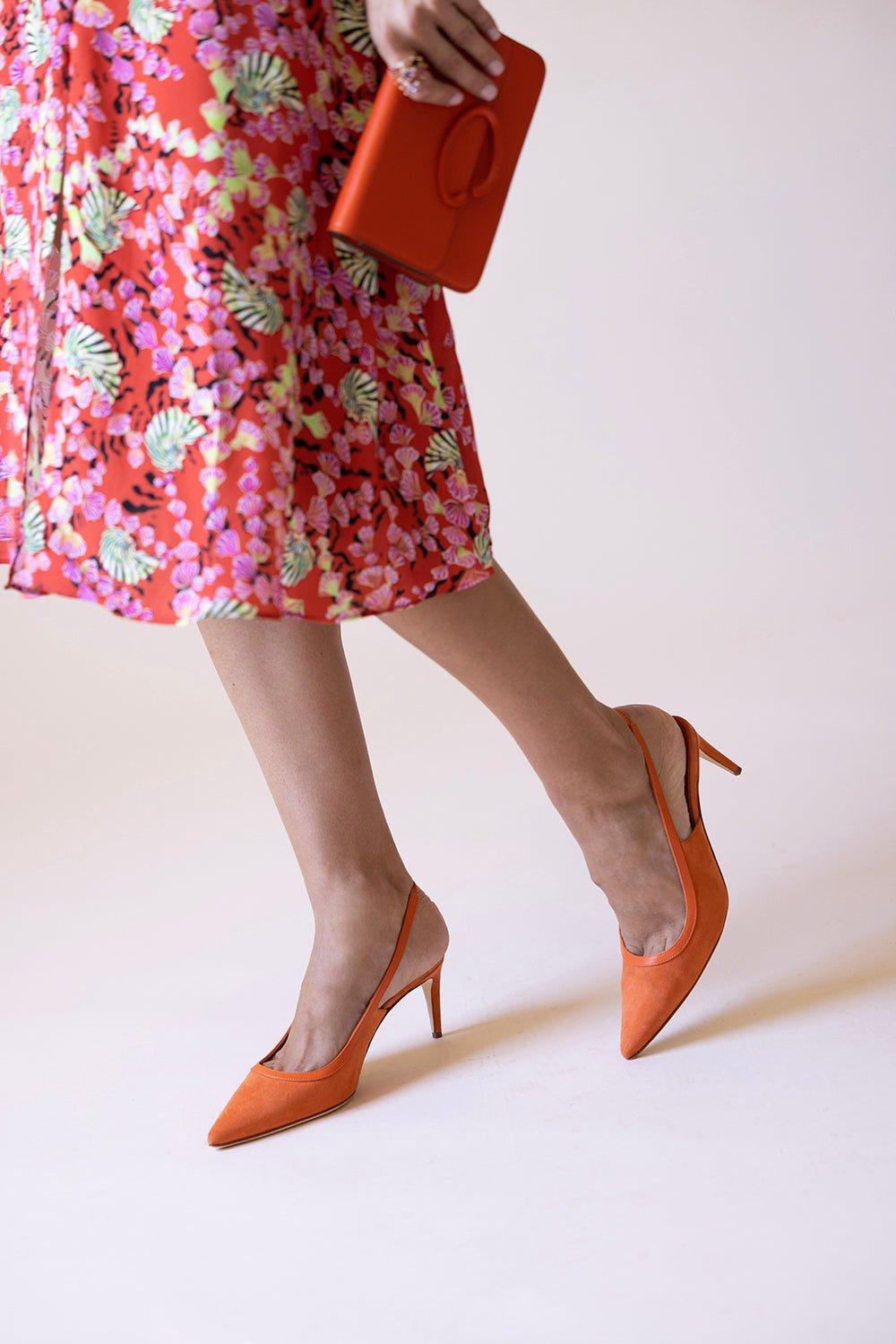 MANOLO BLAHNIK-Alassa Slingback Pump 70-