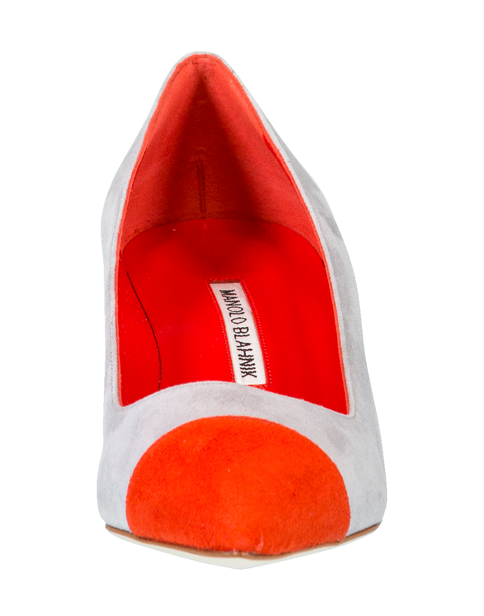 MANOLO BLAHNIK-Bipunta Bi Color Suede Pump-