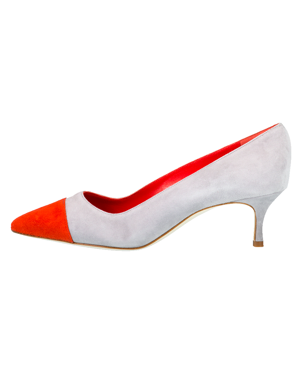 MANOLO BLAHNIK-Bipunta Bi Color Suede Pump-