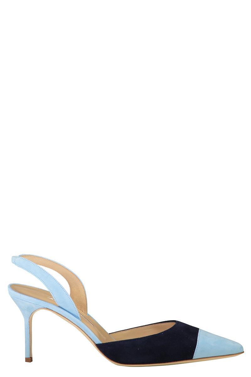 Capsli Slingback - Light Blue Navy-LBLU/NVY-37-SHOEPUMP-MANOLO BLAHNIK
