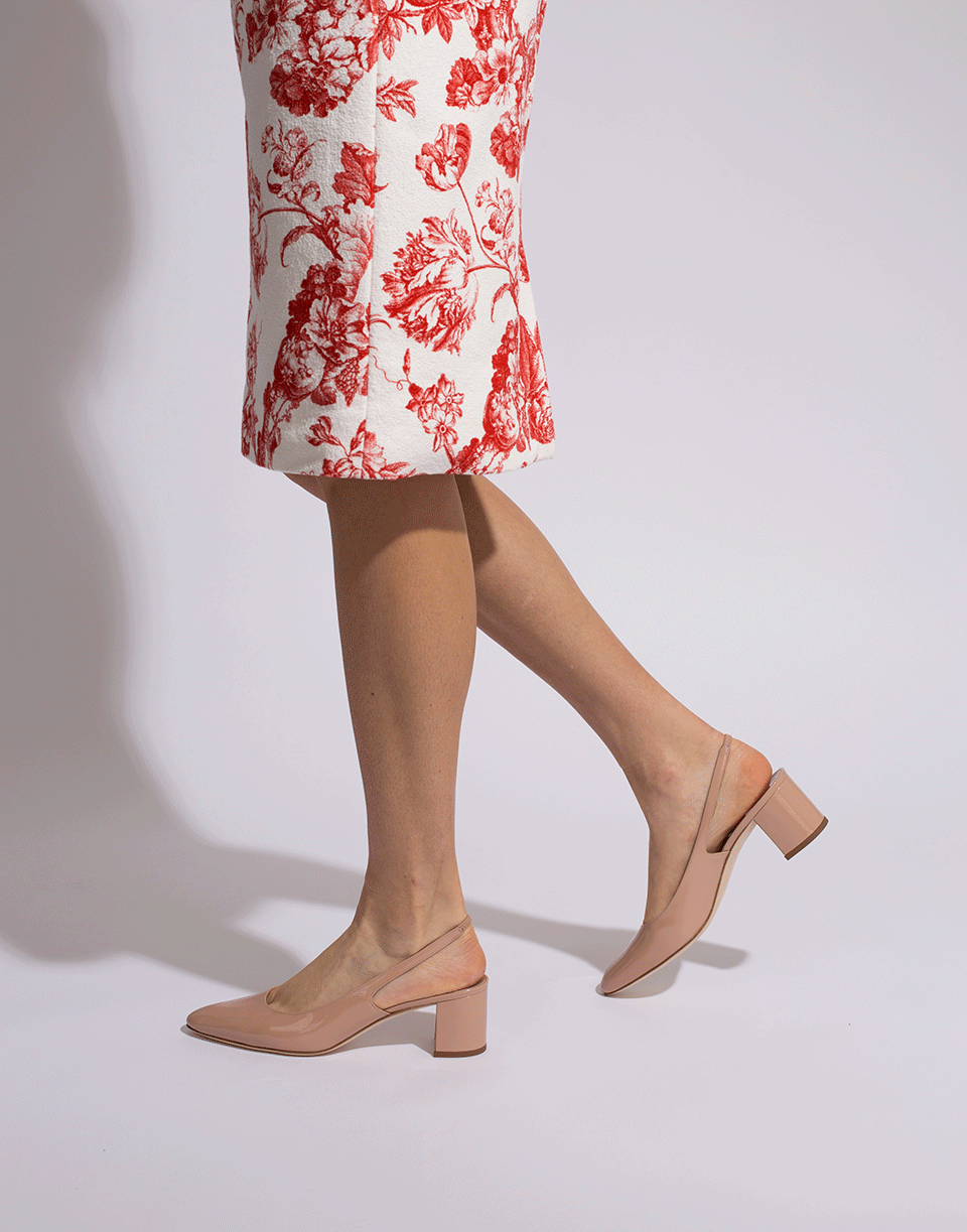 MANOLO BLAHNIK-Allurasa Patent Slingback-