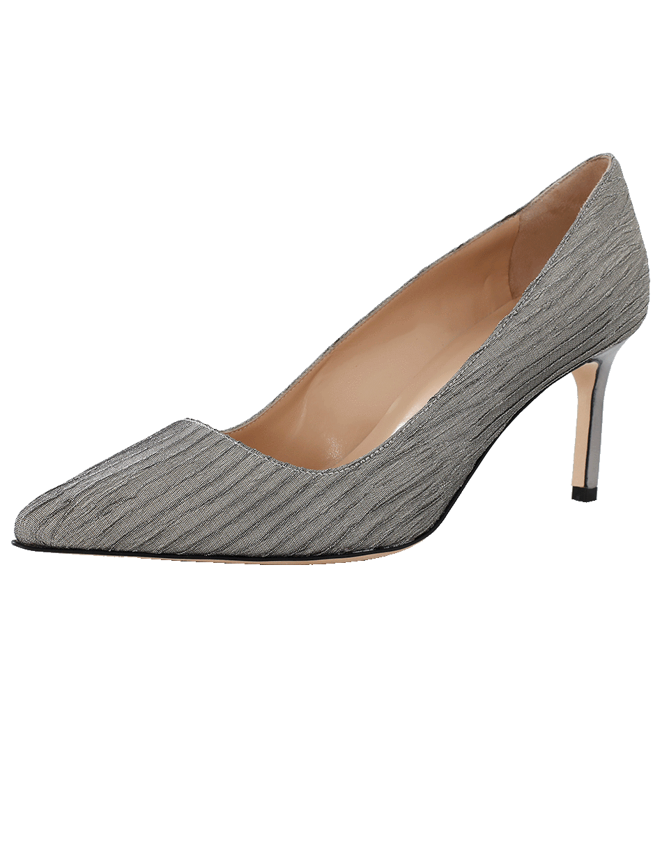 MANOLO BLAHNIK-Metallic Pump-