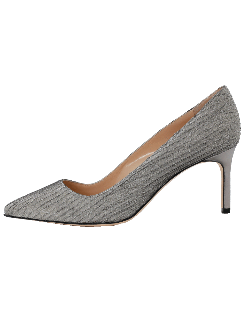 MANOLO BLAHNIK-Metallic Pump-