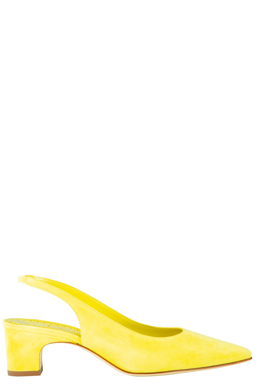 MANOLO BLAHNIK-Paledaba Gala Slingback - Yellow-