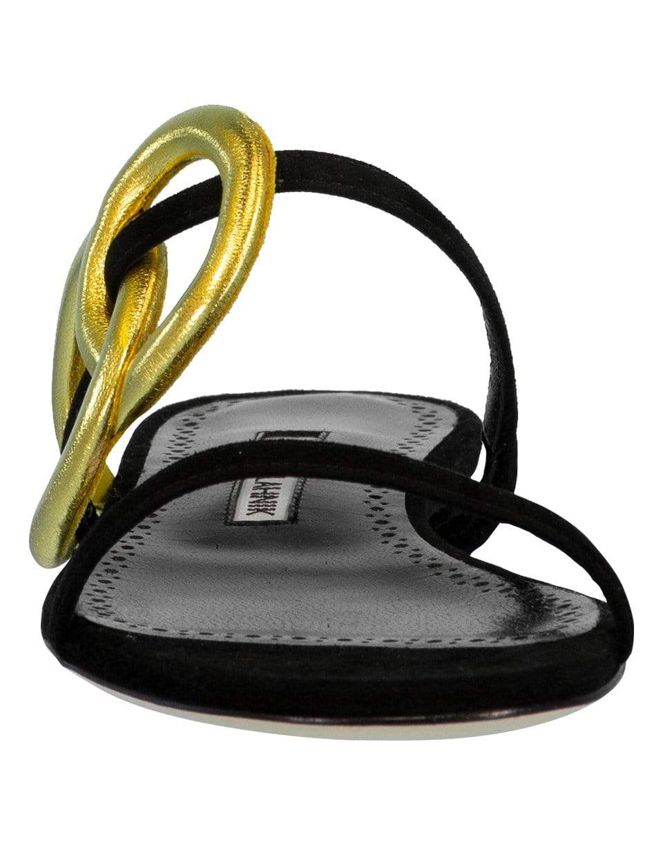 MANOLO BLAHNIK-Piedad Capri Flat Sandal-
