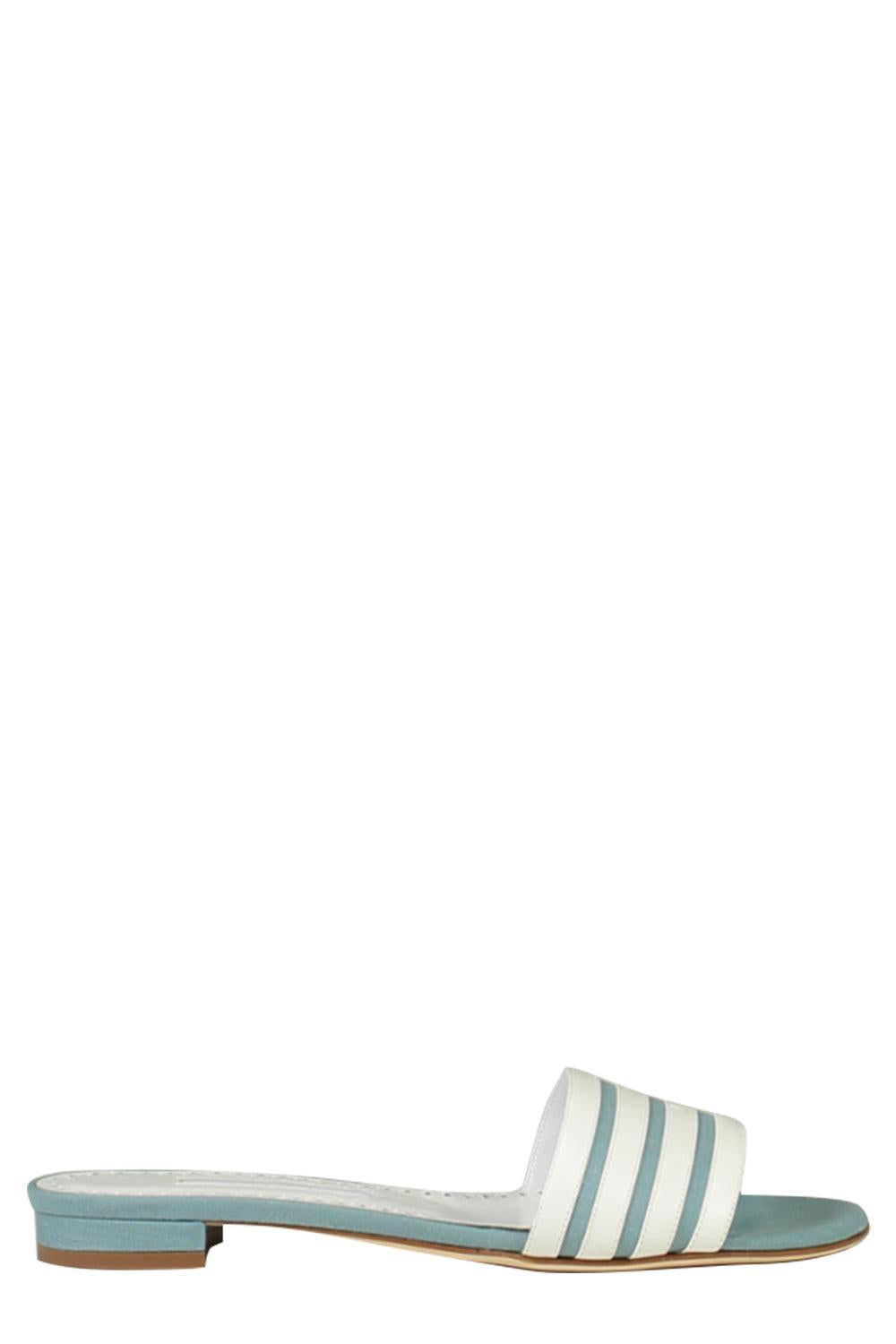 Kenitra Flat-BLUE-36-SHOESANDAL-MANOLO BLAHNIK