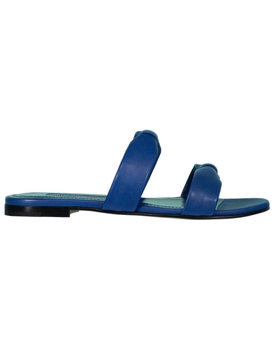 MANOLO BLAHNIK-Pallera Knotted Slide Sandals-