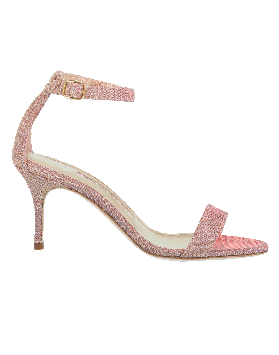 MANOLO BLAHNIK-Chaos Lurex Sandal-