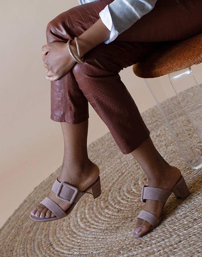 MANOLO BLAHNIK-Tituba Block Heel Mule-