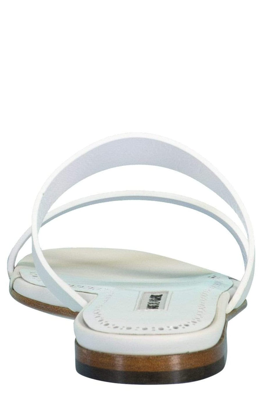 MANOLO BLAHNIK-Serrato Sandal - White-