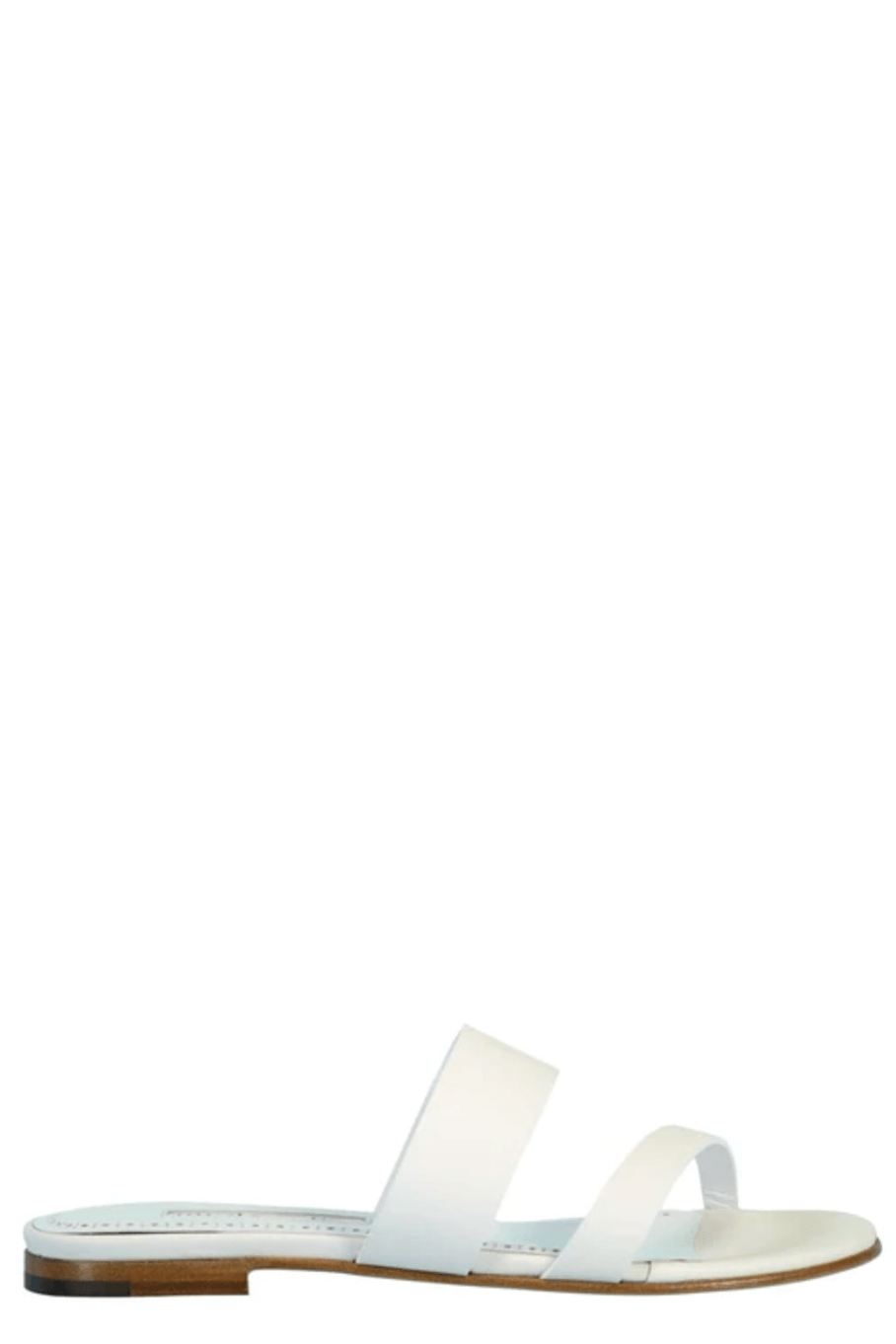 MANOLO BLAHNIK-Serrato Sandal - White-