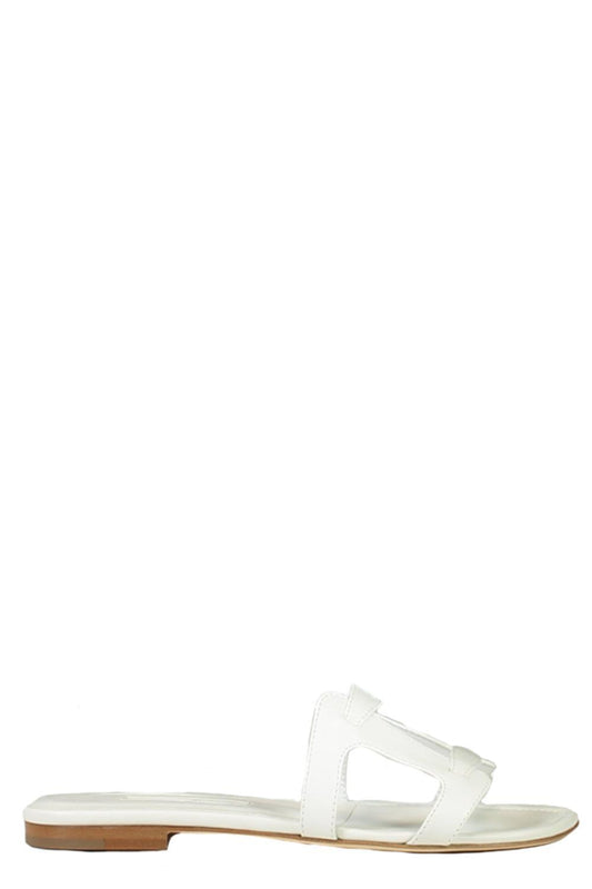 Grellanu Flat-WHITE-36.5-SHOESANDAL-MANOLO BLAHNIK