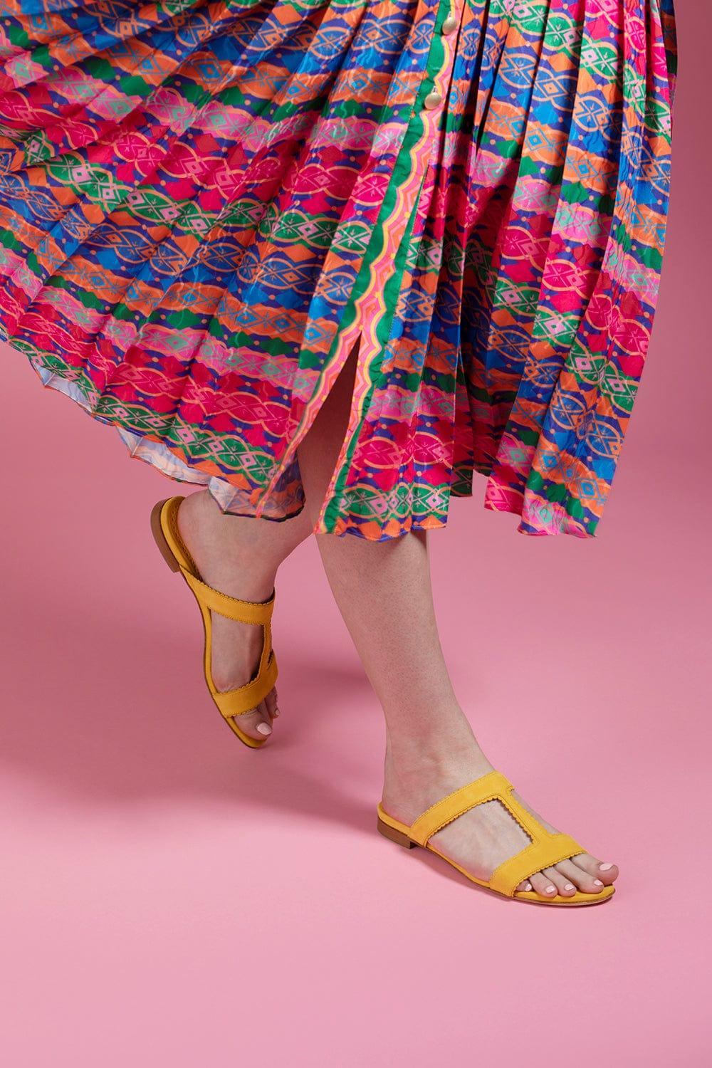 MANOLO BLAHNIK-Artas Suede Sandal-