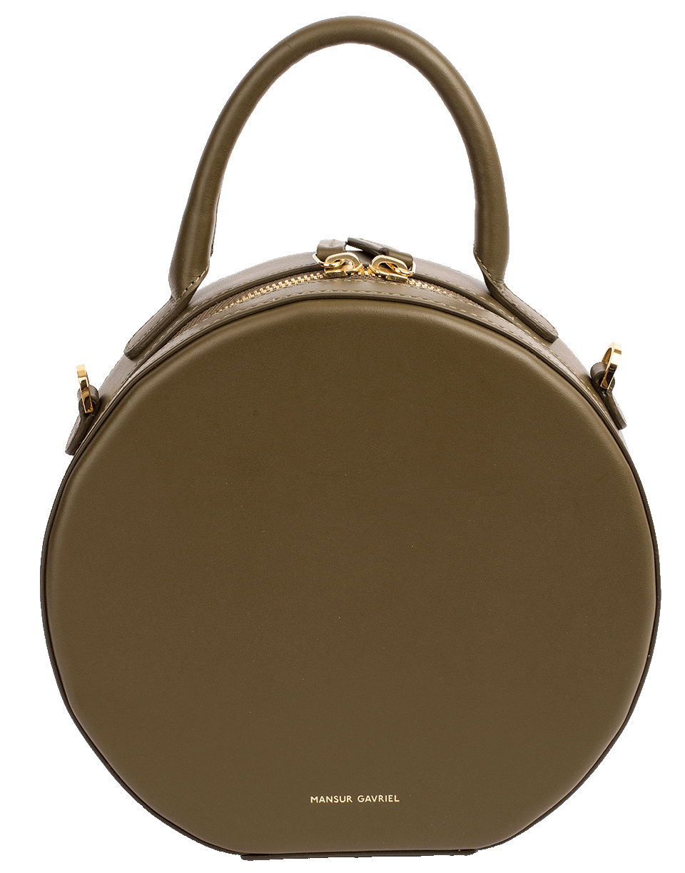MANSUR GAVRIEL-Circle Crossbody-OLIVE