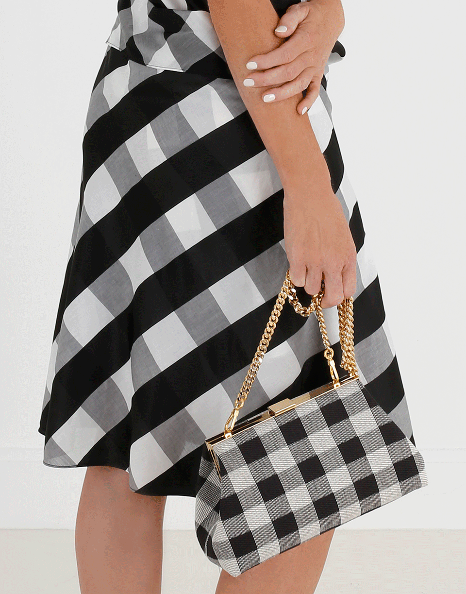 MANSUR GAVRIEL-Mini Volume Clutch-BLACK