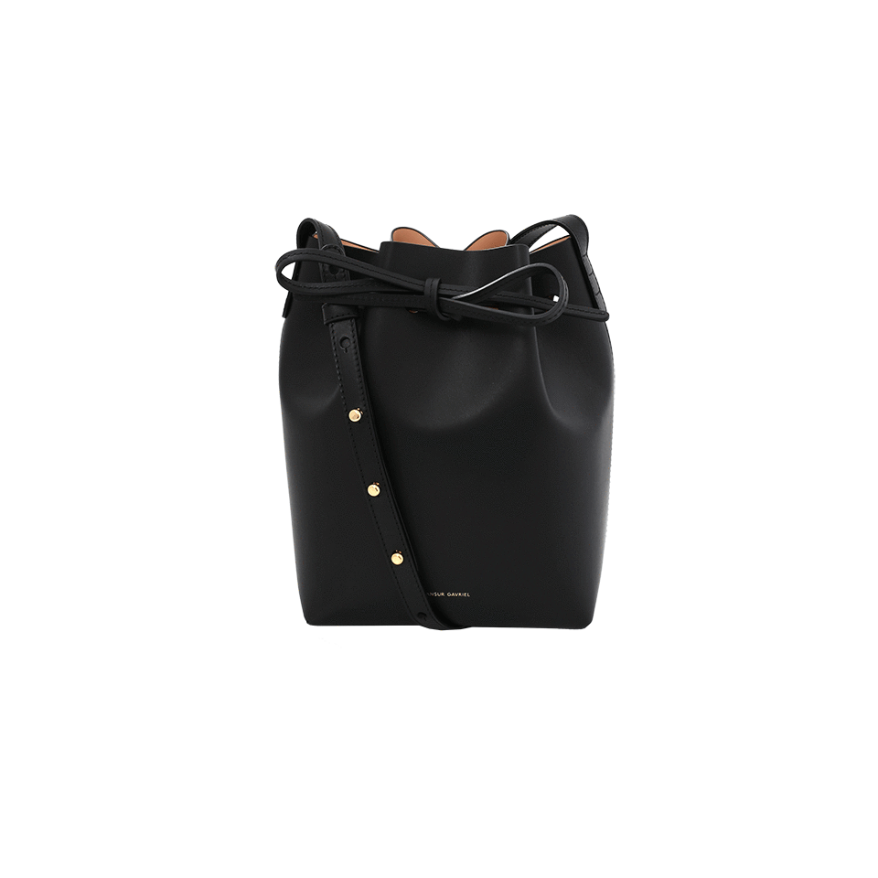 MANSUR GAVRIEL-Ballerina Mini Bucket Bag-BLACK