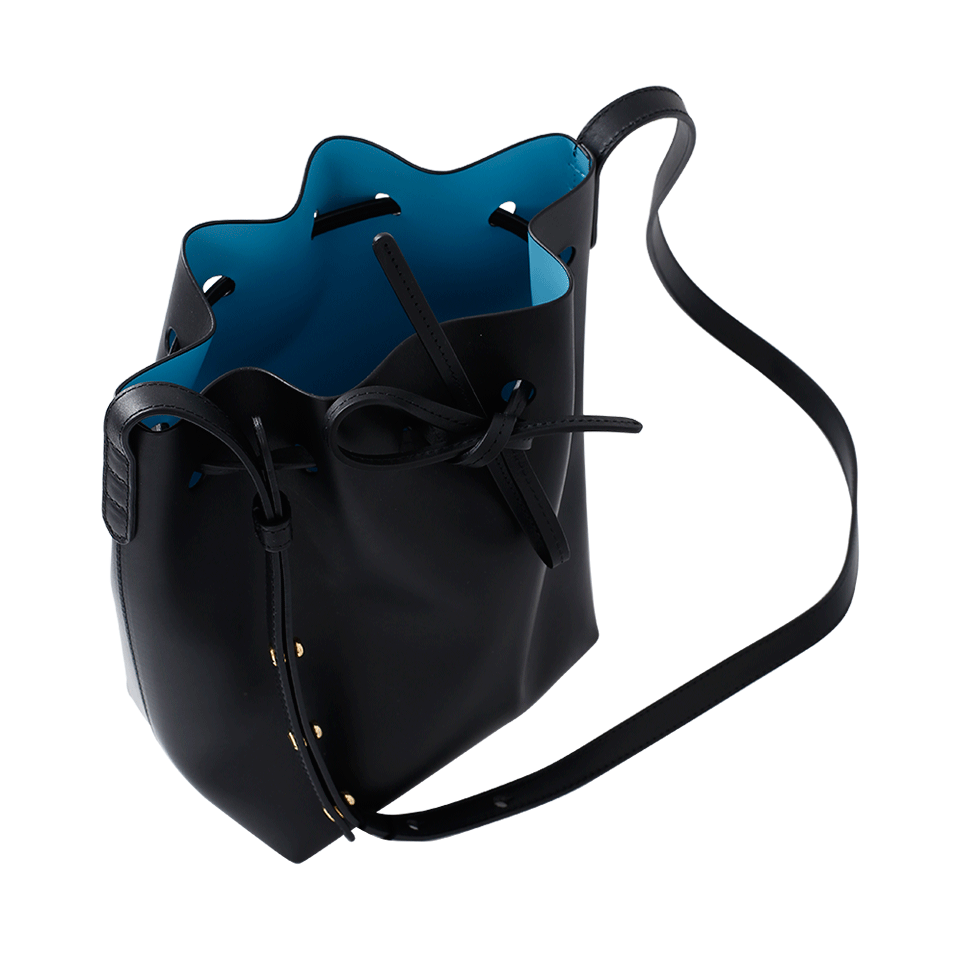 MANSUR GAVRIEL-Mini Bucket Bag-BLK/BLU