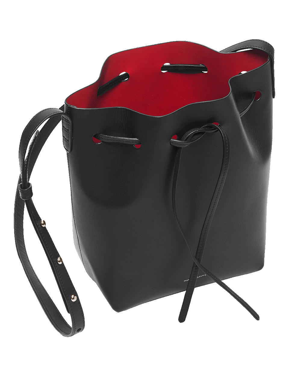 MANSUR GAVRIEL-Mini Bucket Bag-BLK/FLAM