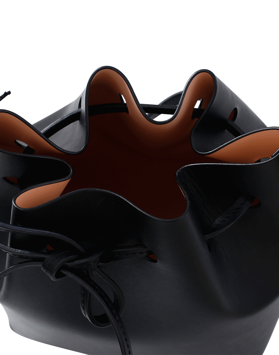 MANSUR GAVRIEL-Mini Bucket Bag-BLK/PNK