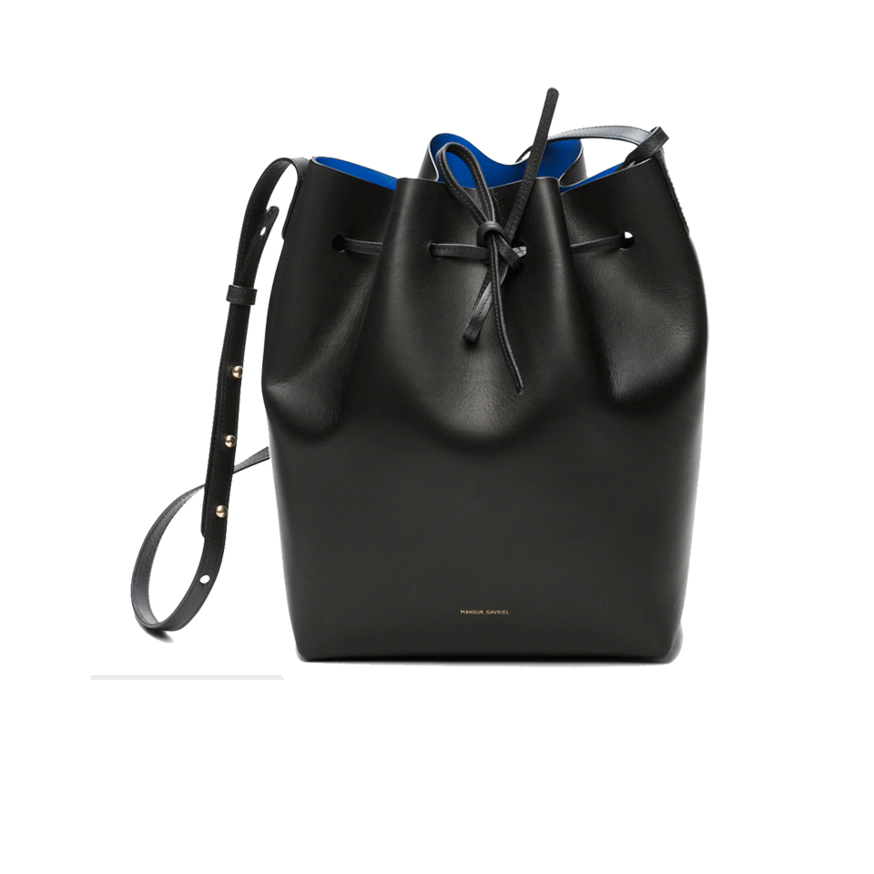 MANSUR GAVRIEL-Bucket Bag-BLK/ROY