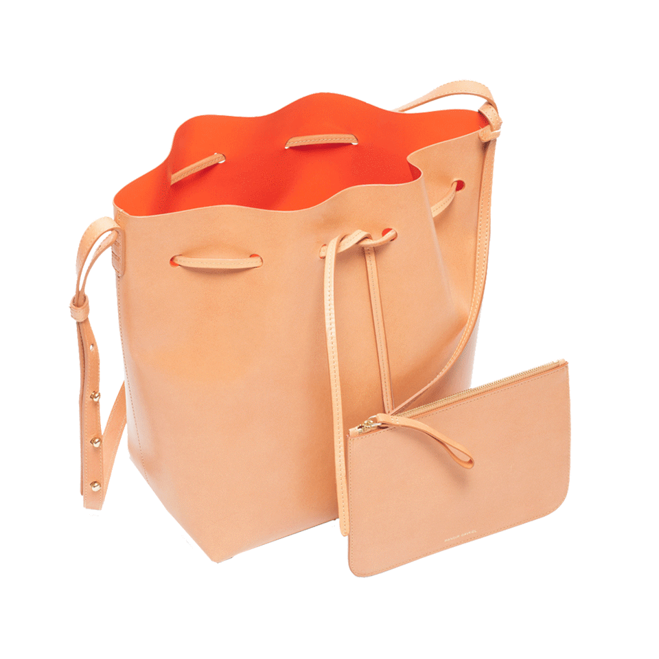 MANSUR GAVRIEL-Bucket Bag-CAM/ORNG
