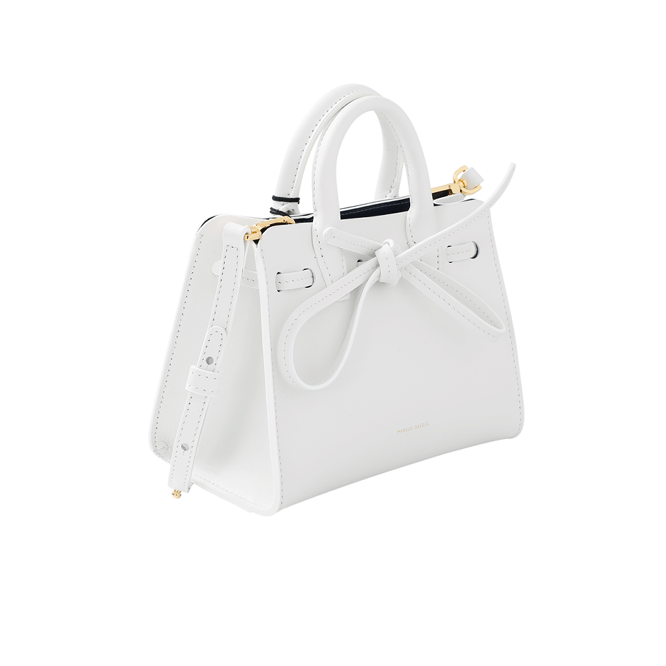 MANSUR GAVRIEL-Mini Mini Sun Bag-WHT/BLUE