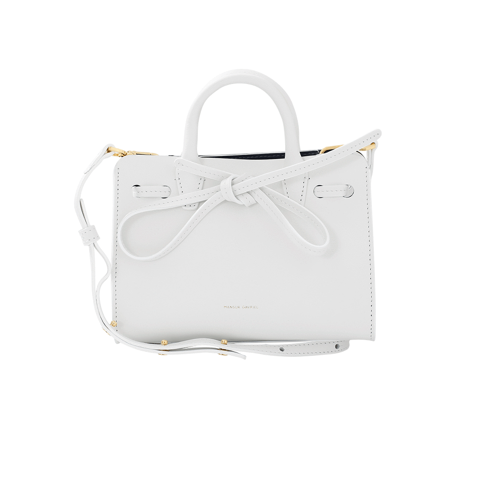 MANSUR GAVRIEL-Mini Mini Sun Bag-WHT/BLUE