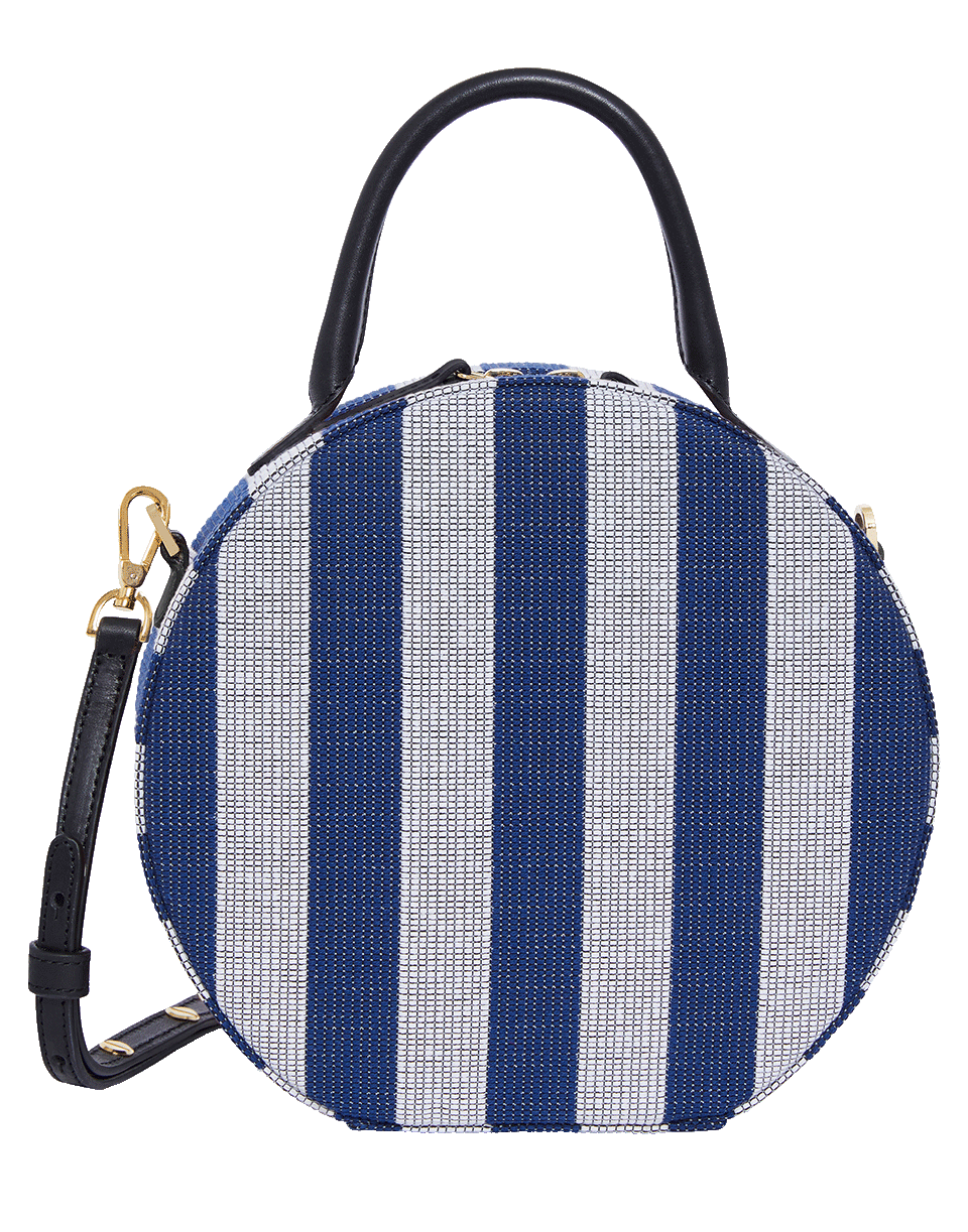 MANSUR GAVRIEL-Circle Crossbody-BLUE/WHT