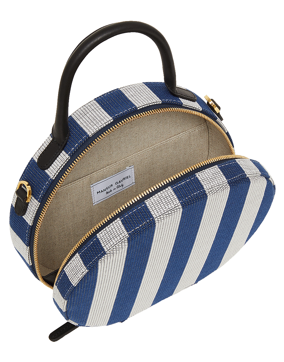 MANSUR GAVRIEL-Circle Crossbody-BLUE/WHT