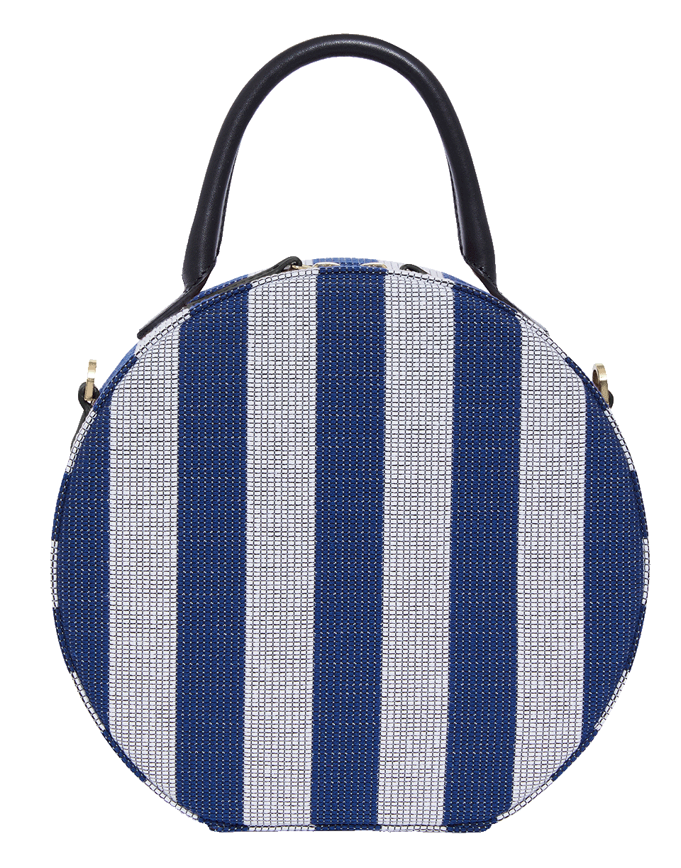 MANSUR GAVRIEL-Circle Crossbody-BLUE/WHT
