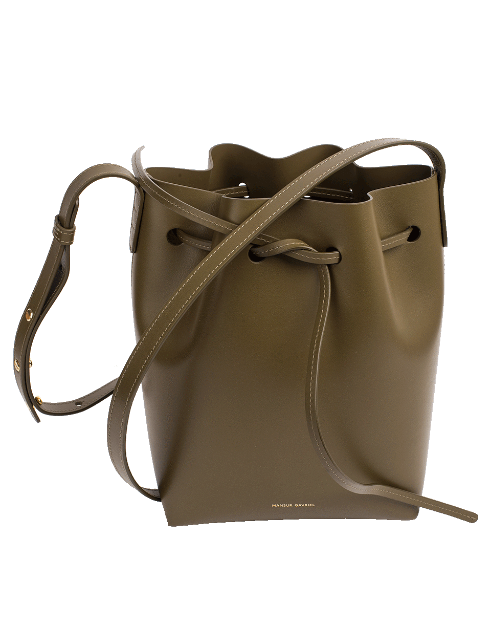 MANSUR GAVRIEL-Mini Bucket Bag-OLIVE
