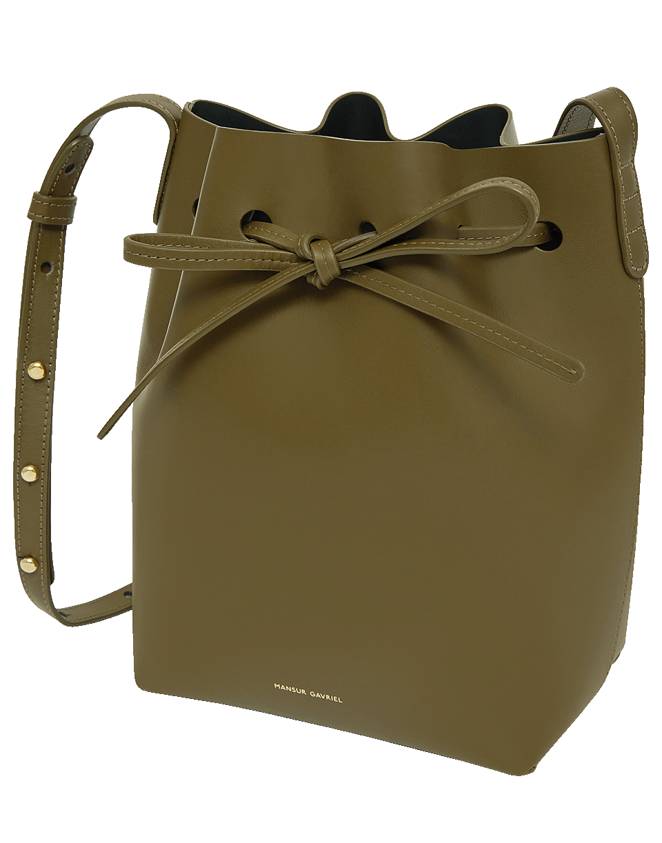 MANSUR GAVRIEL-Mini Bucket Bag-OLIVE