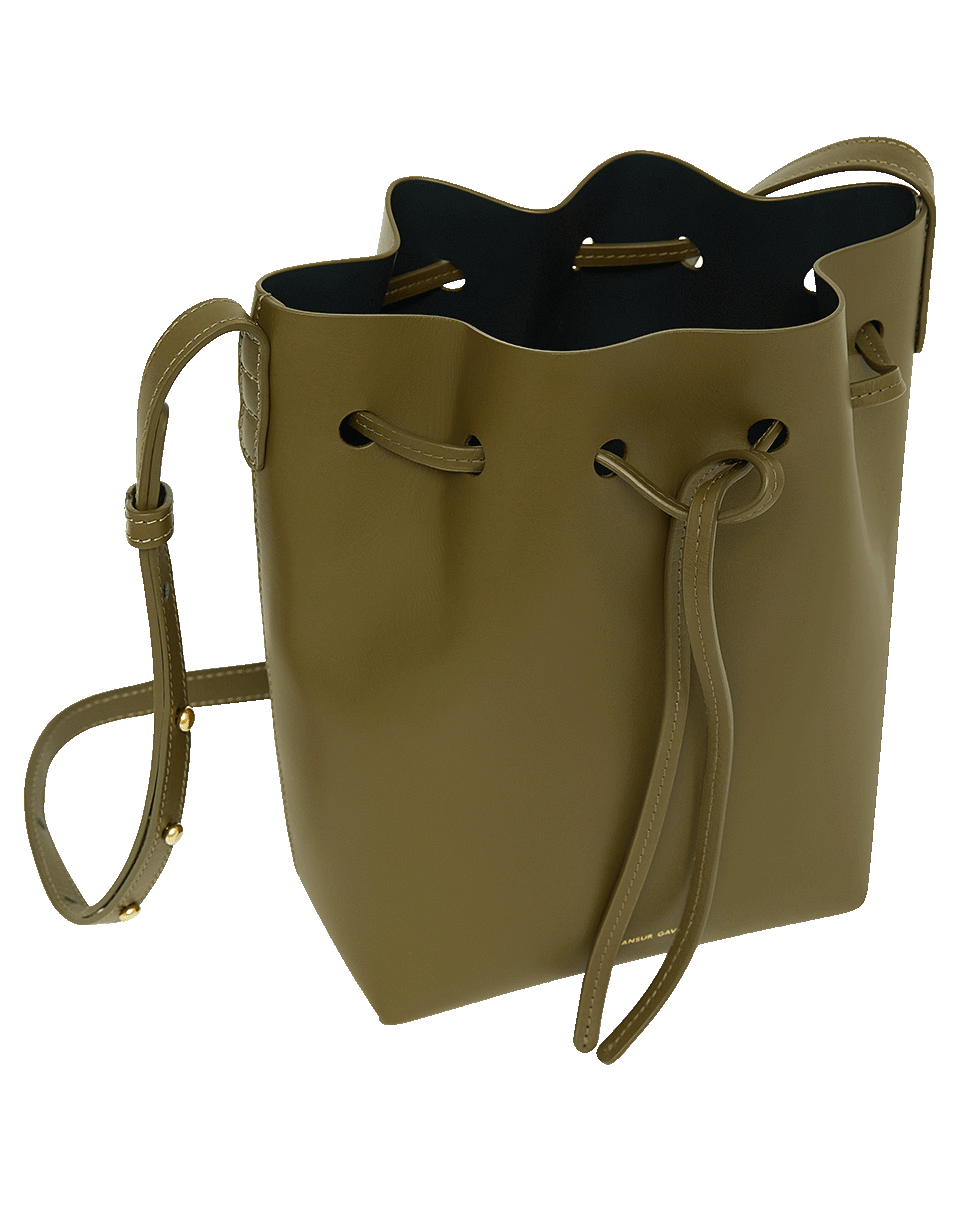 MANSUR GAVRIEL-Mini Bucket Bag-OLIVE