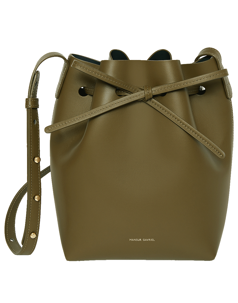 MANSUR GAVRIEL-Mini Bucket Bag-OLIVE
