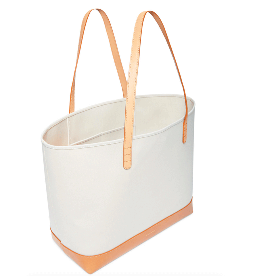 MANSUR GAVRIEL-Canvas Large Tote-CRM/CRM