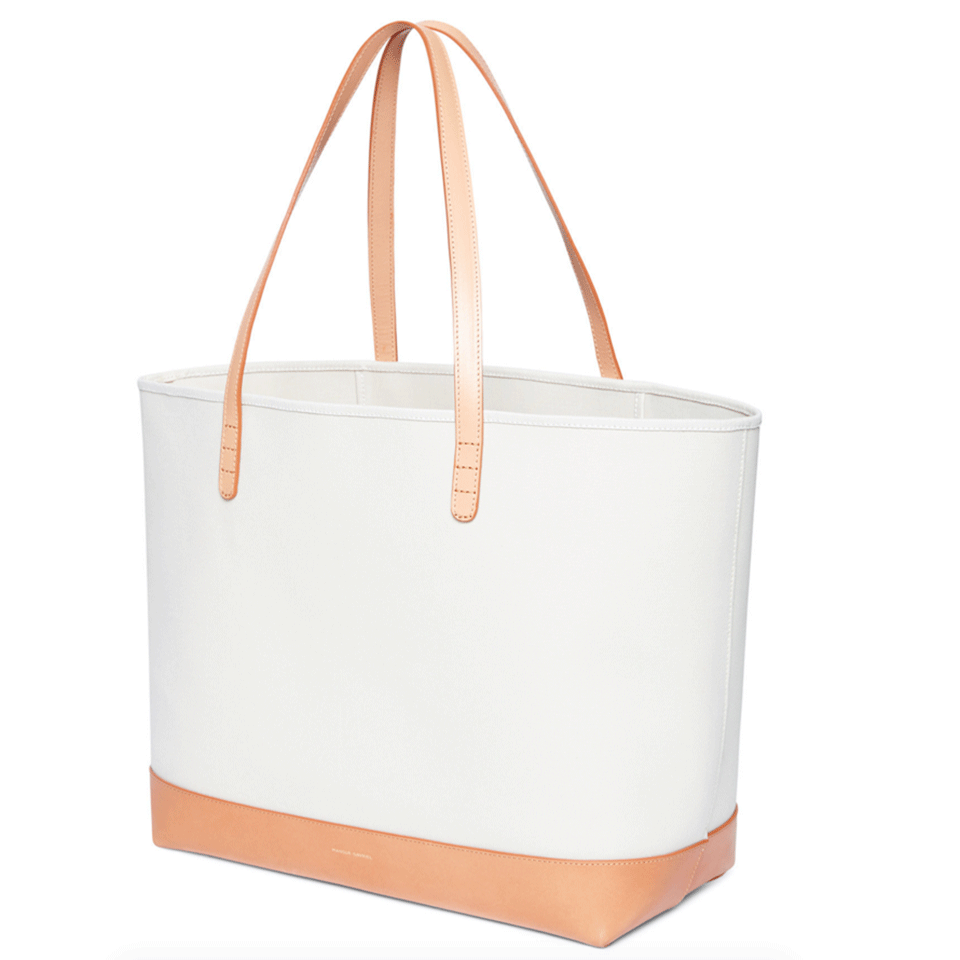 MANSUR GAVRIEL-Canvas Large Tote-CRM/CRM