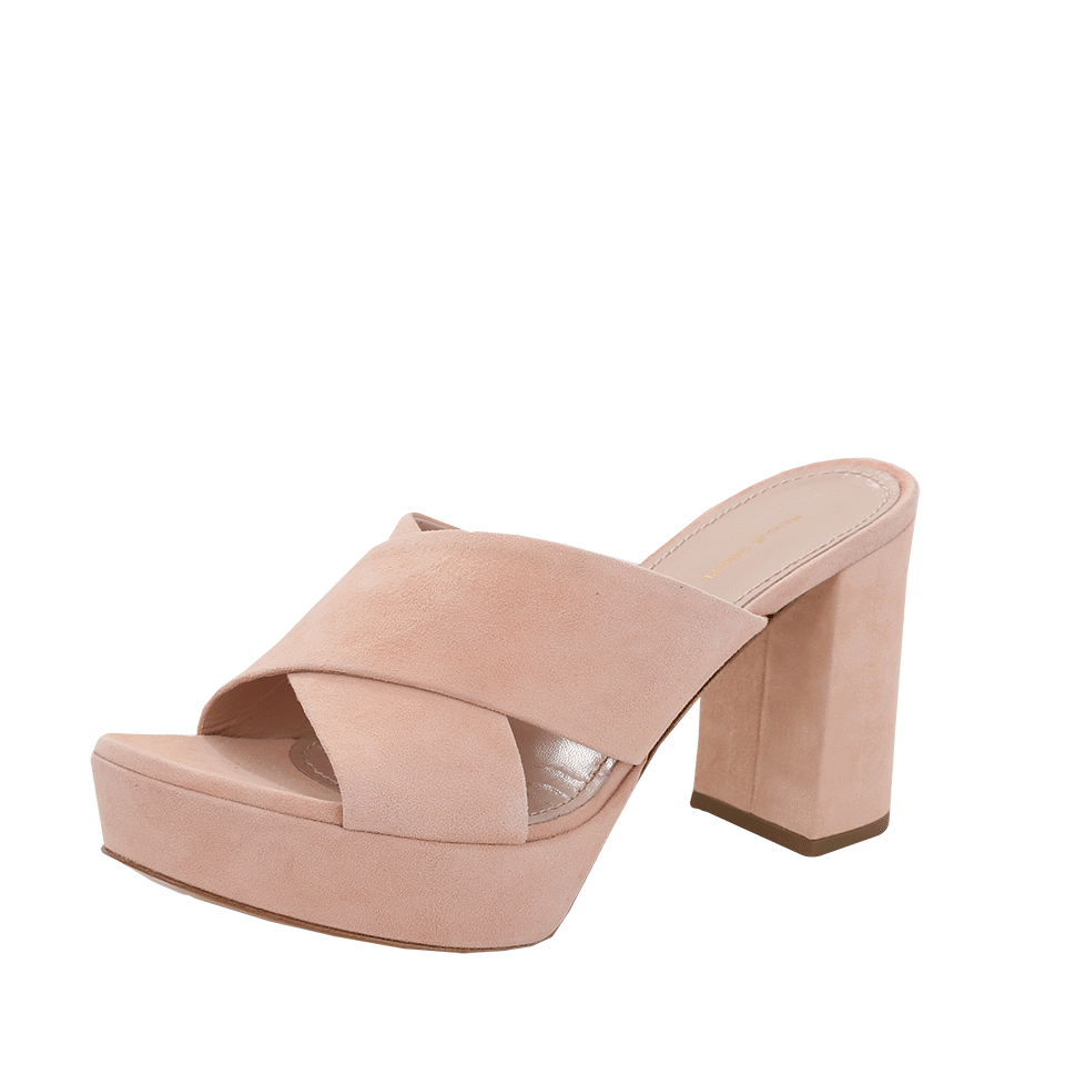 MANSUR GAVRIEL-Suede Crossover Sandal-