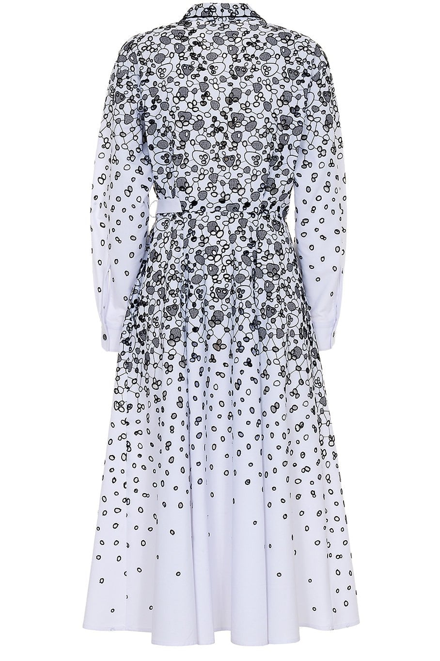 MANTU-Cotton Eyelet Wrap Dress-