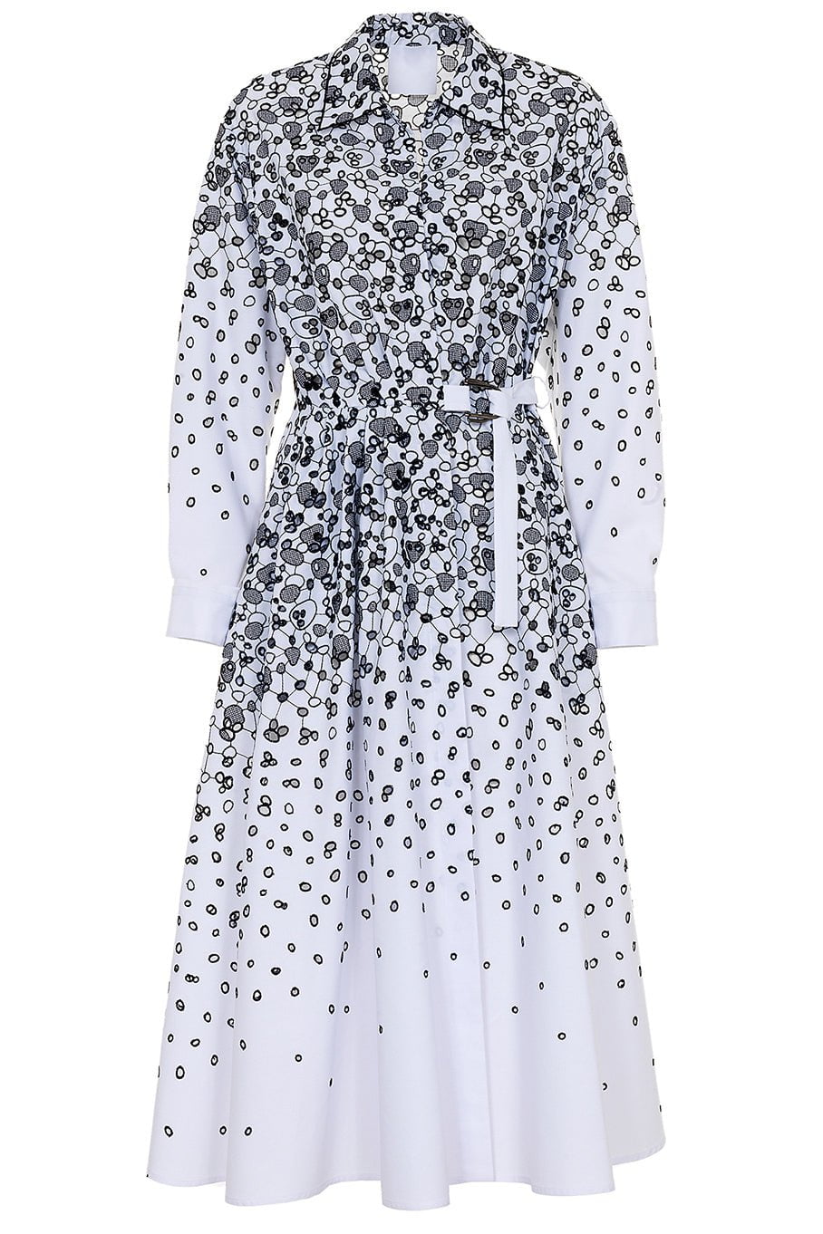 MANTU-Cotton Eyelet Wrap Dress-