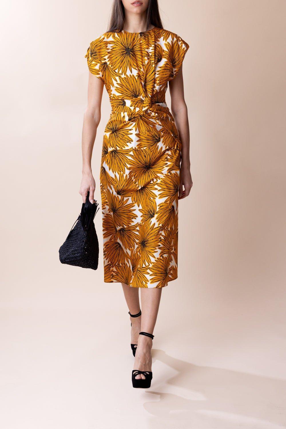 MANTU-Gathered Mide Dress-