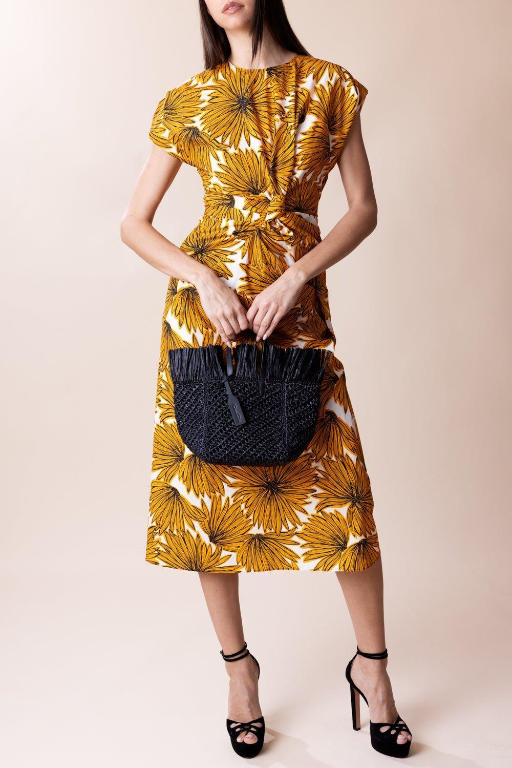 MANTU-Gathered Mide Dress-