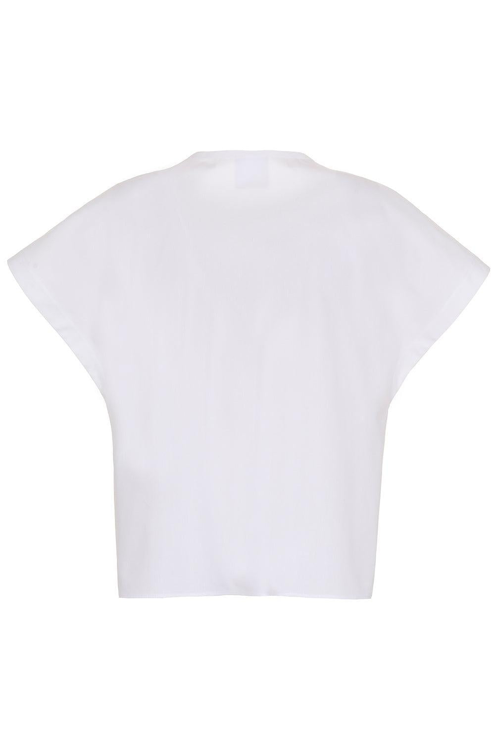 Embroidered Cropped Shirt-OPTIC WHITE-38-CLOTHINGTOPBLOUSE-MANTU